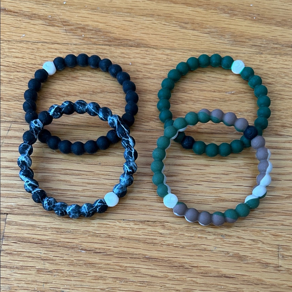 Lokai Marble and Camo Bracelet Set of 4 #502